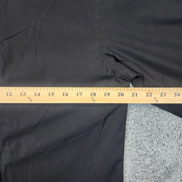 UNTUCKit Shirt Mens Medium Black Solid Button Down Slim Fit Cotton Long Sleeve - Picture 5 of 7